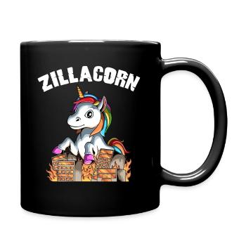 Zillacorn - Licorne monstre drôle de Kaiju - Mug uni - noir - Droite