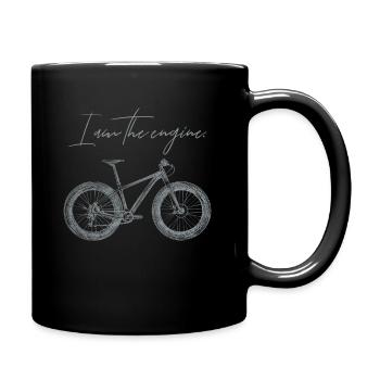 Bicycle Bicycling Biker Cycling Bicycle - Full Colour Mug - black - Right