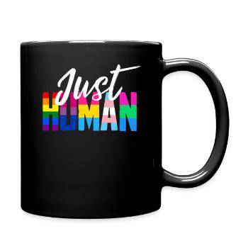 LGBT Rainbow Gay Pride Gay Lesbian Gay - Full Colour Mug - black - Right