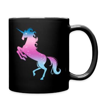 The magical star unicorn - Full Colour Mug - black - Right