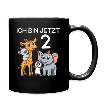 Sweet Kids & Zoo 2nd Birthday Party - Mug uni - noir - Droite
