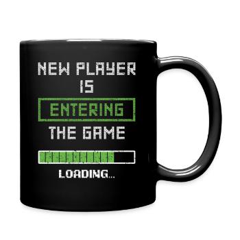 New Player Is Entering The Game Gamer Pregnancy An - Full Colour Mug - black - Right