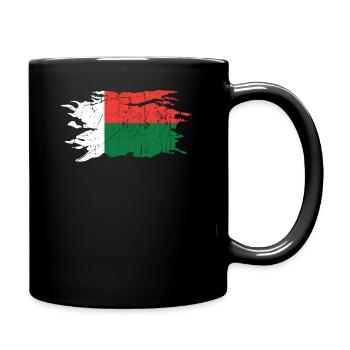 Madagaskar Afrika Shirt Geschenkidee - Tasse einfarbig - Schwarz - Rechts