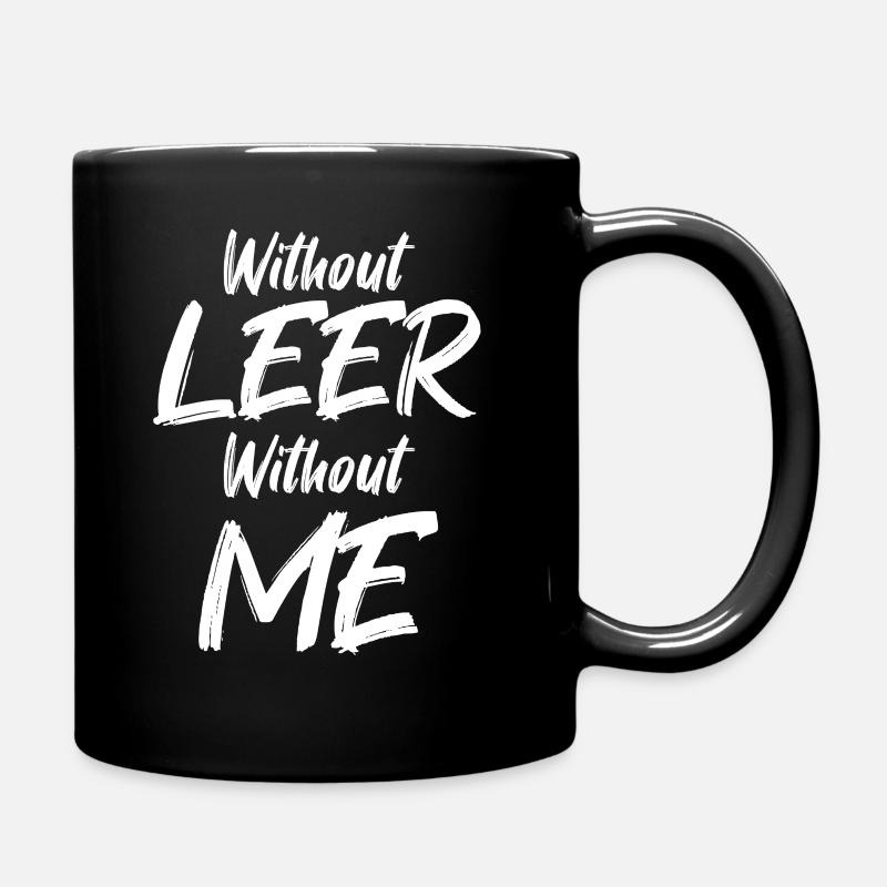 Leer Ostfriesland - Tasse einfarbig - Schwarz