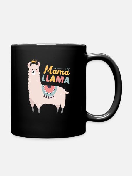 Mama Lama - Mug uni - noir
