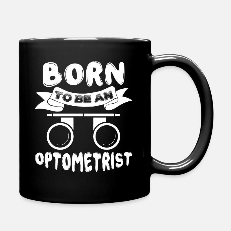 Optométriste né pour être optométriste - Mug uni - noir