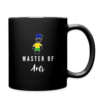Diplômé universitaire de Master of Arts - Mug uni - noir - Droite