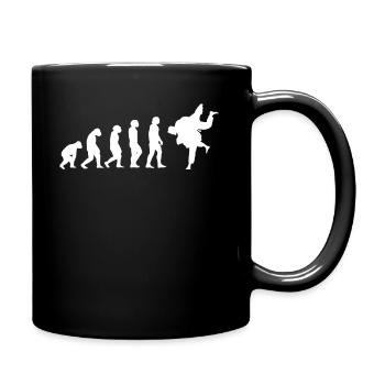 JUDO EVOLUTION JUDO Judoka JUDO Kampfsport - Tasse einfarbig - Schwarz - Rechts