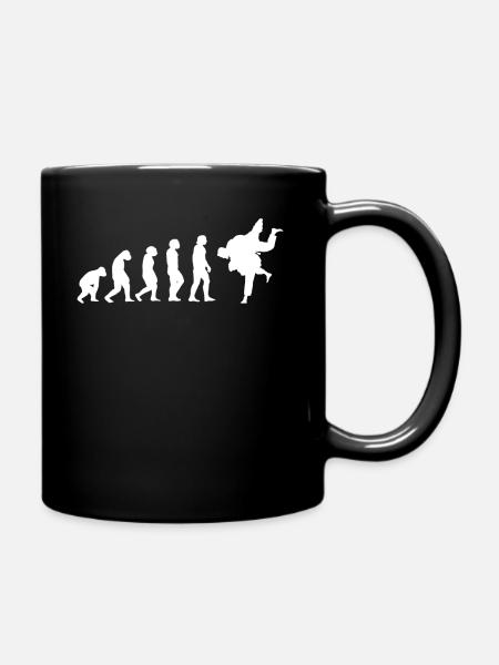 JUDO EVOLUTION JUDO Judoka JUDO martial arts - Full Colour Mug - black