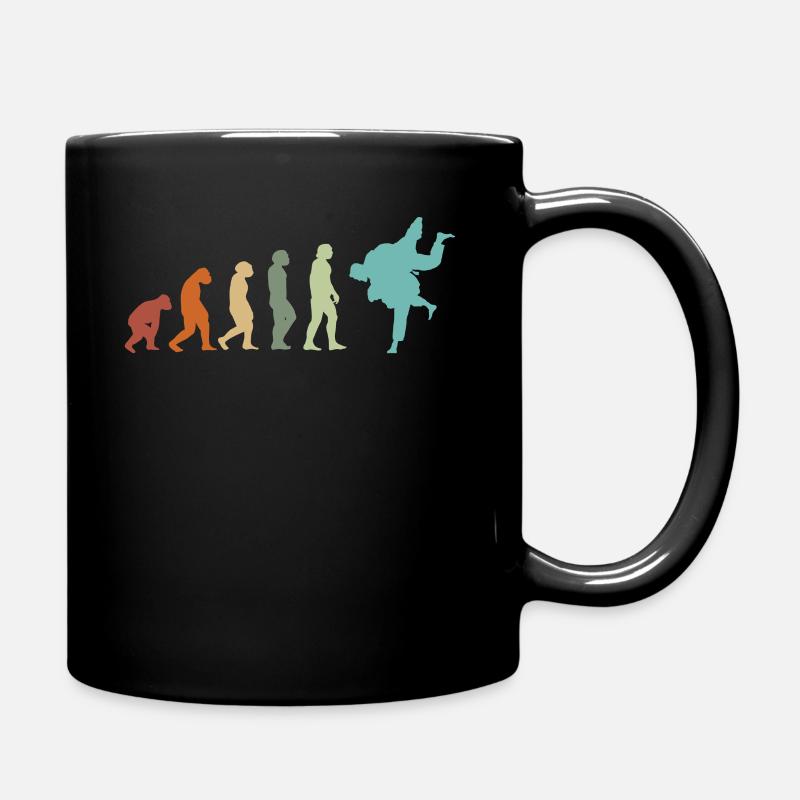 JUDO EVOLUTION JUDO Judoka JUDO Arts martiaux Vintage - Mug uni - noir