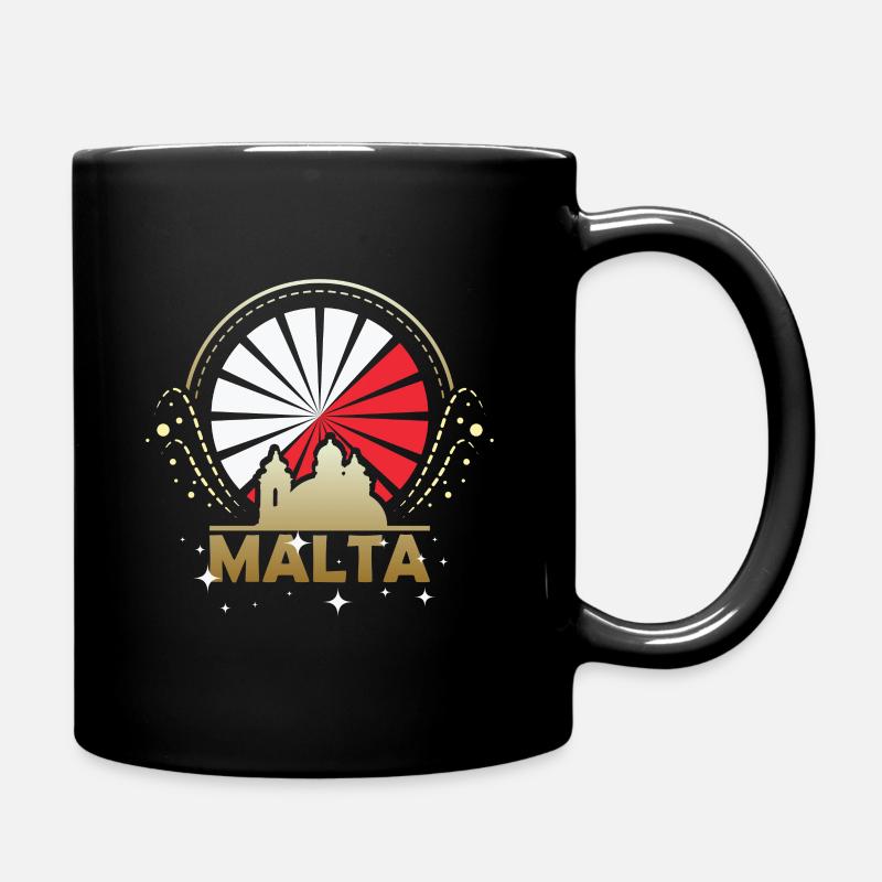 Île de Malte - Mug uni - noir