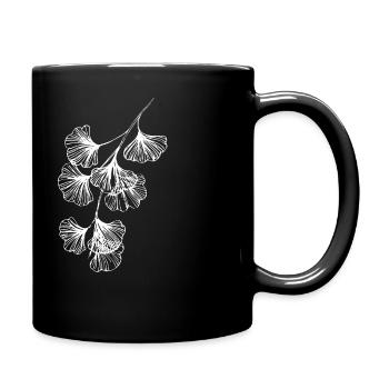 Ginkgo biloba mammoth tree - Full Colour Mug - black - Right