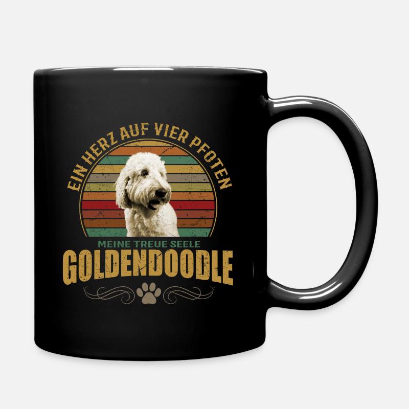 Golden Doodle - Tasse einfarbig - Schwarz