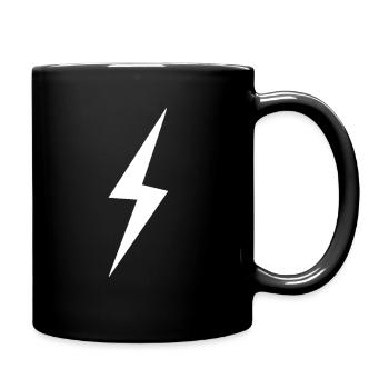 foudre - Mug uni - noir - Droite