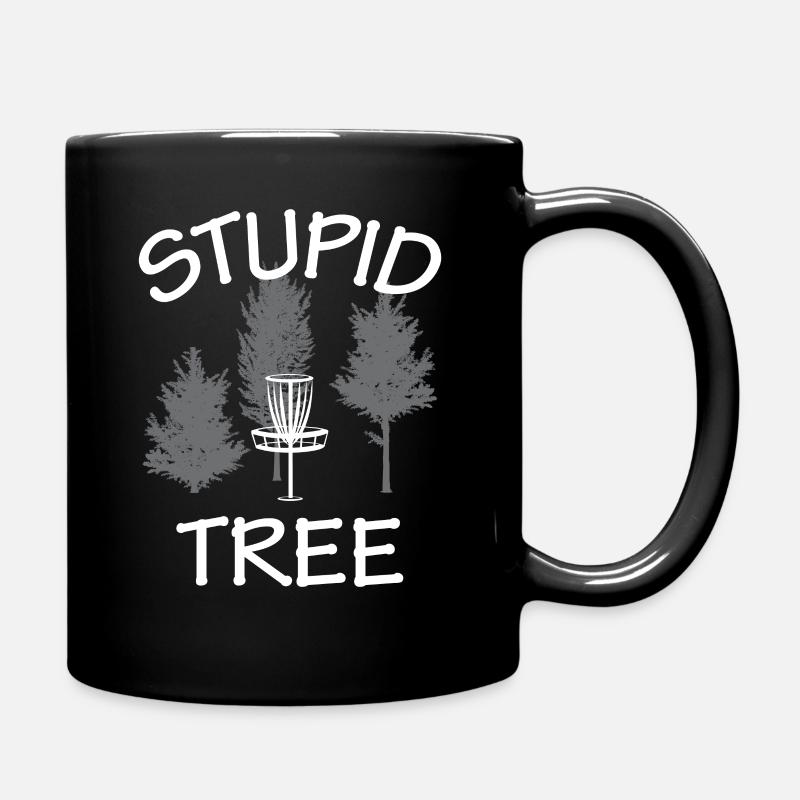 Stupid Tree Disc Golf Frisbee Funny Golfers Disc G - Tasse einfarbig - Schwarz