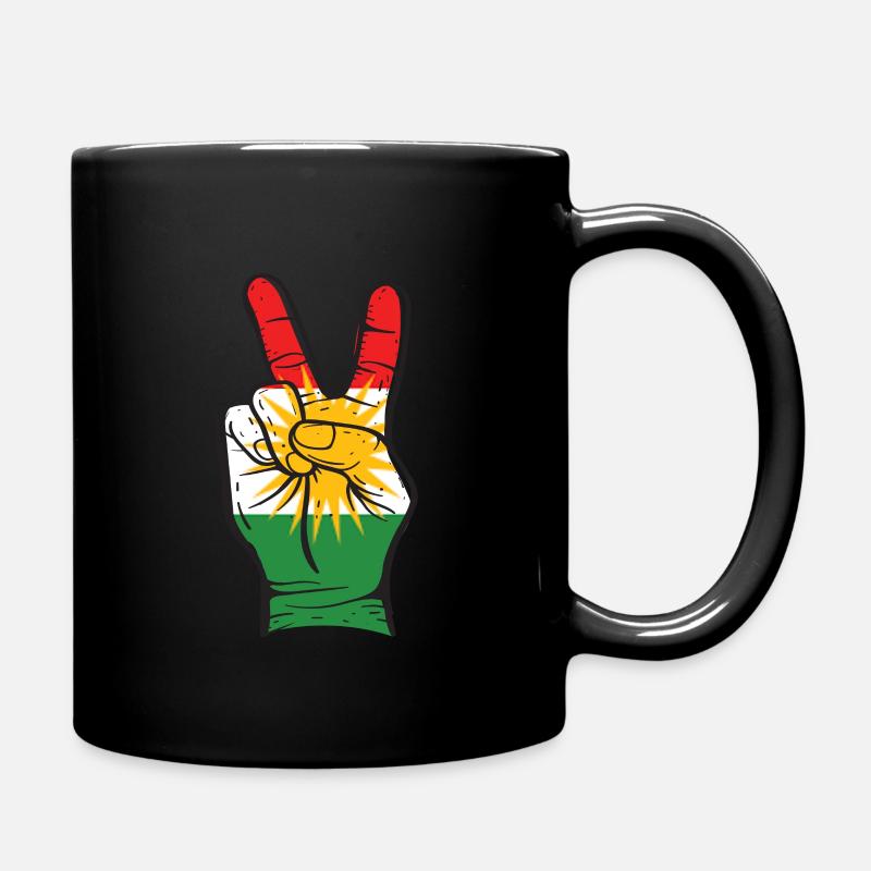 Kurdistan Irak Kurde Geschenk azadi Mardin - Tasse einfarbig - Schwarz
