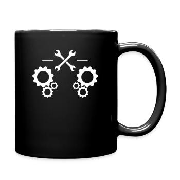Mechaniker - Tasse einfarbig - Schwarz - Rechts