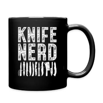 Knife Nerd Knives Collector produit - Mug uni - noir - Droite
