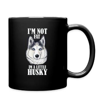 Cadeau de chiot de race de chien Husky - Mug uni - noir - Droite