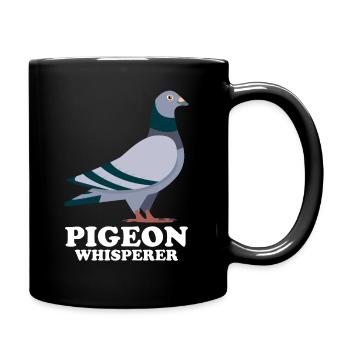 Pigeon Whisperer Gift Pigeons Whisperer - Full Colour Mug - black - Right