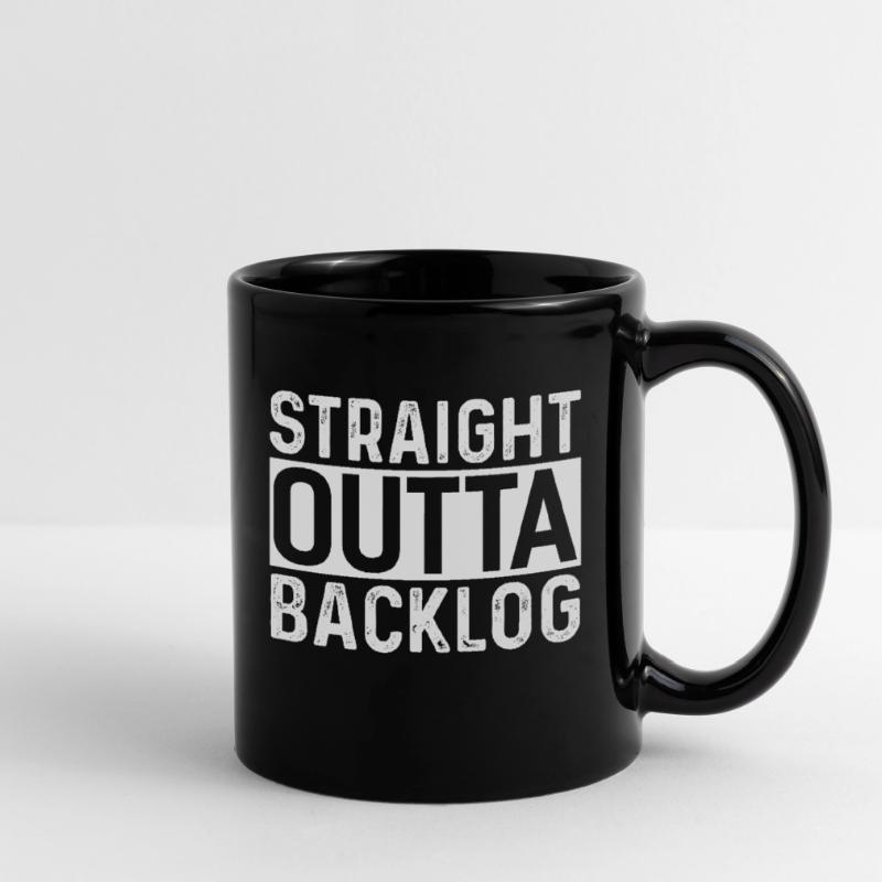 Programmierer Scrum Master Scrum Backlog Tasse einfarbig