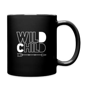 Wild Child - Full Colour Mug - black - Right