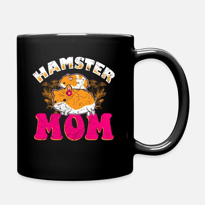 Hamster - Tasse einfarbig - Schwarz