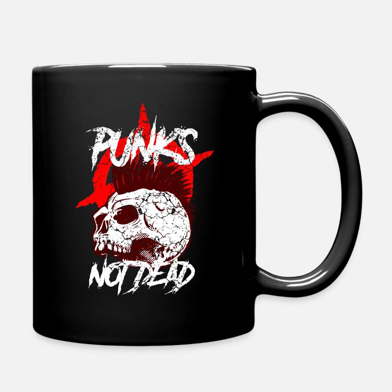 Punk Punkrock Musik Punks Anarchie Punker Geschenk - Tasse einfarbig - Schwarz