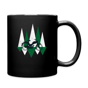 MS 50 Mofa Moped Retro - Mug uni - noir - Droite