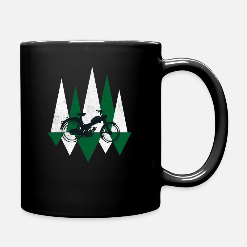 MS 50 Mofa Moped Retro - Tasse einfarbig - Schwarz