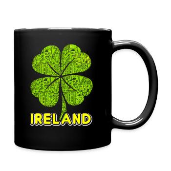 Irlande - Mug uni - noir - Droite