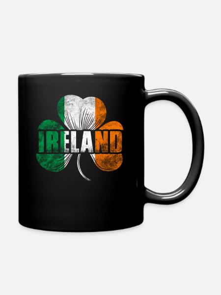 Shamrock irlandais - Mug uni - noir