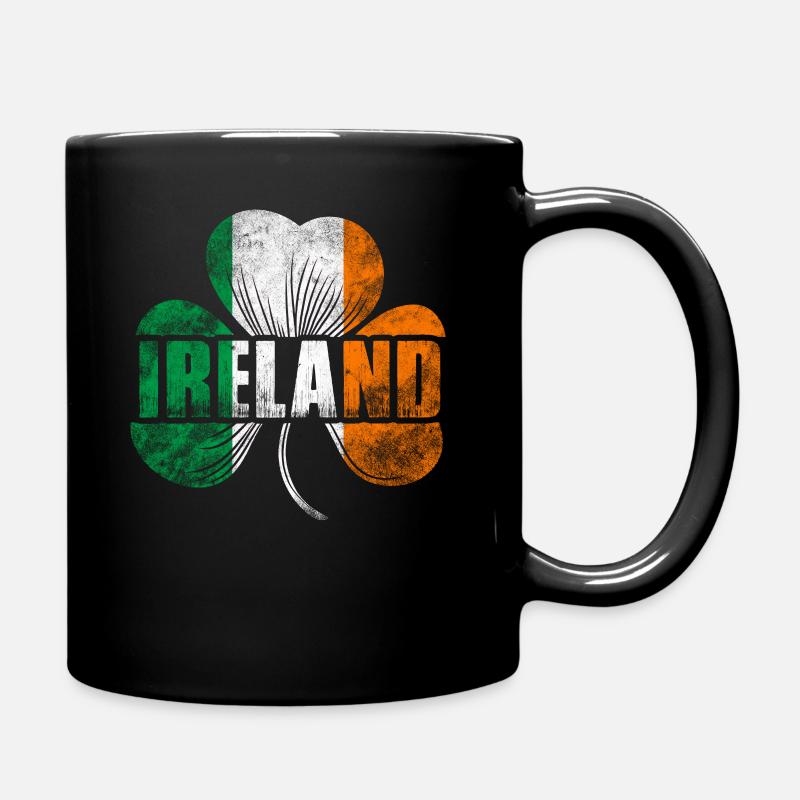 Shamrock irlandais - Mug uni - noir