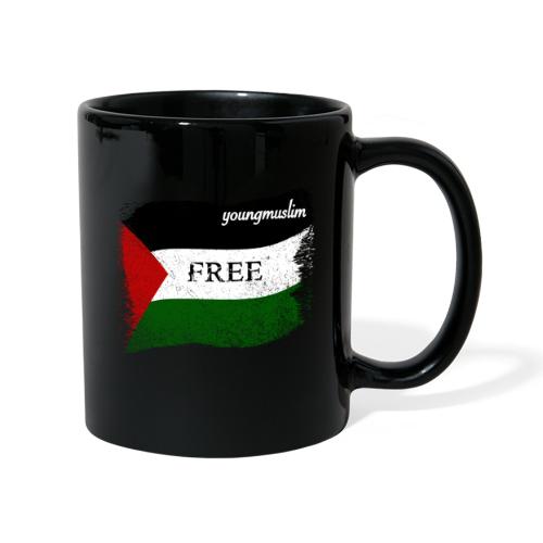 Youngmuslim Free Palestine! - Tasse einfarbig