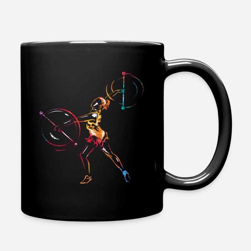 Twirling bar turning - Full Colour Mug - black
