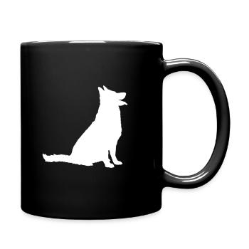 Anniversaire de berger allemand animal amour cadeau idée - Mug uni - noir - Droite