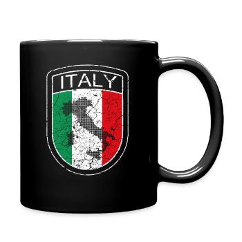 Italie drapeau pays vacances italie italien - Mug uni - noir - Droite