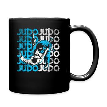 Judo - Tasse einfarbig - Schwarz - Rechts