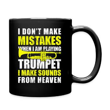 Trumpeter Trumpets Trumpet Gift - Full Colour Mug - black - Right