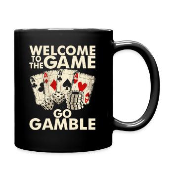 Poker Gamer Bienvenue dans le jeu Go Gamble - Mug uni - noir - Droite