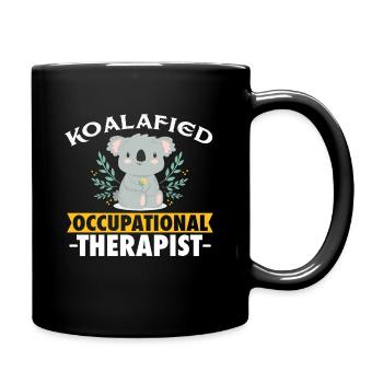 Occupational Therapist - Tasse einfarbig - Schwarz - Rechts