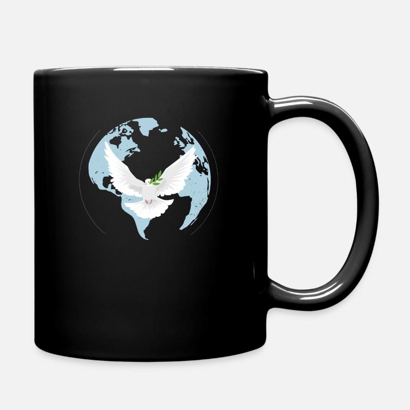 Colombe de paix - Mug uni - noir