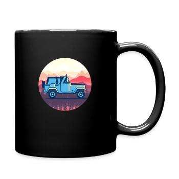 Off-road vehicle - Full Colour Mug - black - Right
