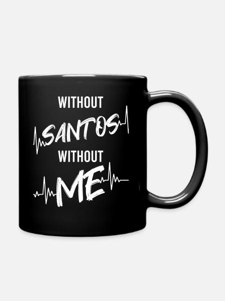 Santos - Tasse einfarbig - Schwarz