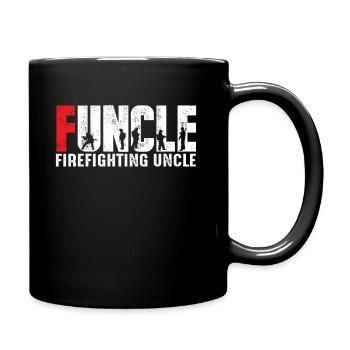 Funcle pompier oncle - Mug uni - noir - Droite