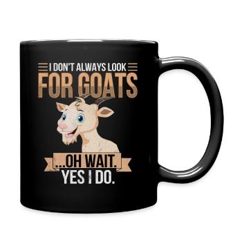 goat - Full Colour Mug - black - Right