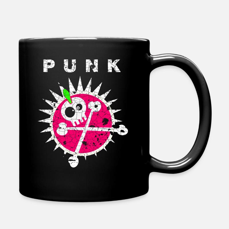 Punk Punks Punker Punkrock Punkrocker Anarchie - Tasse einfarbig - Schwarz