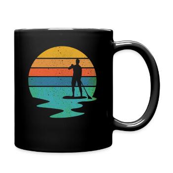 Stand up paddling - Full Colour Mug - black - Right