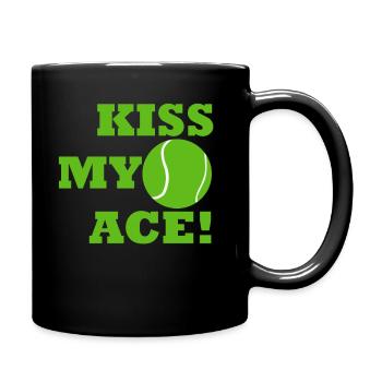 Tennis - KISS MY ACE - Mug uni - noir - Droite