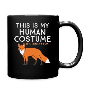 C’est Mon costume d’homme Je suis Un Renard - Mug uni - noir - Droite